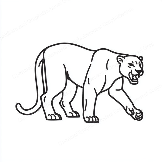 Panther Vector Graphic preview