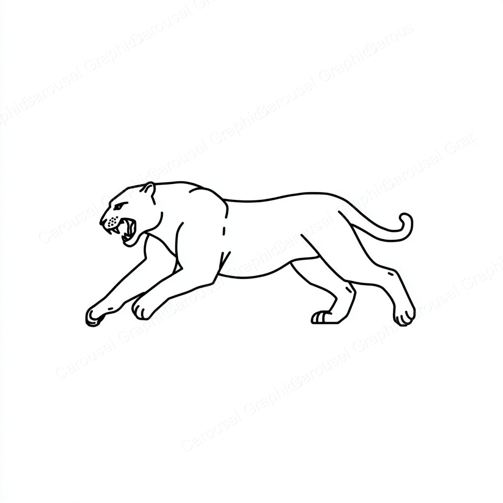 Panther Vector Graphic preview