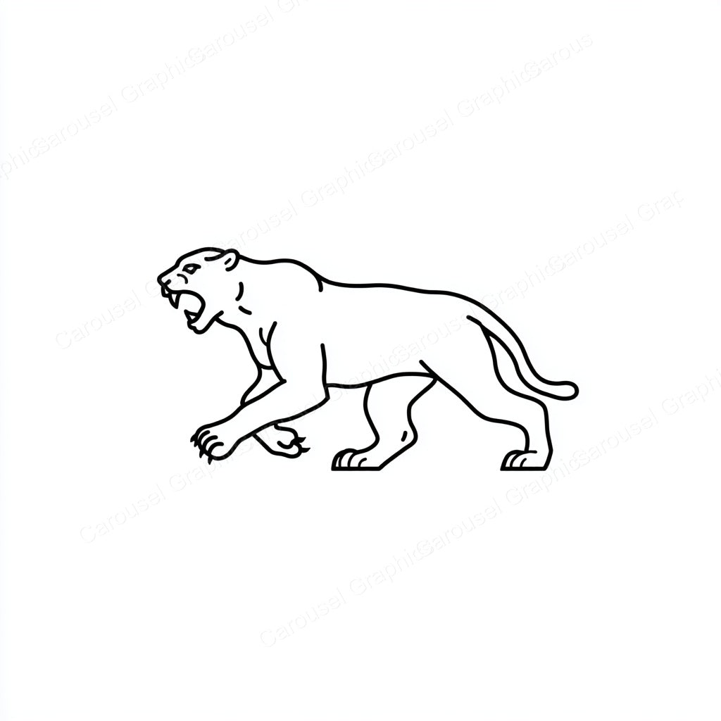 Panther Vector Graphic preview