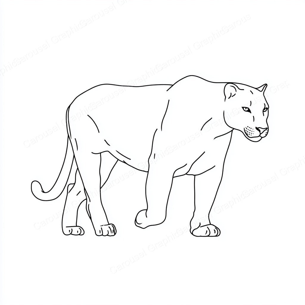 Panther Vector Graphic preview