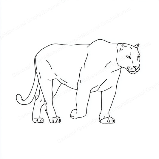 Panther Vector Graphic preview