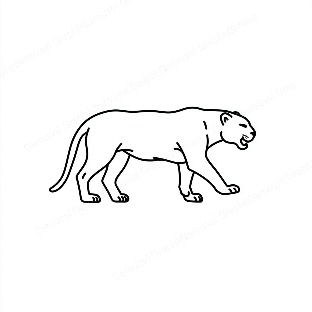 Panther Vector Graphic preview