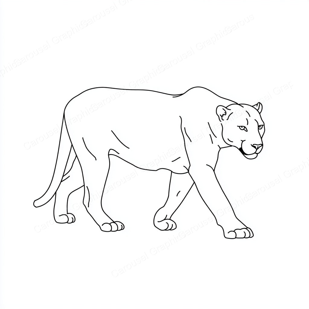 Panther Vector Graphic preview
