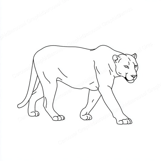Panther Vector Graphic preview