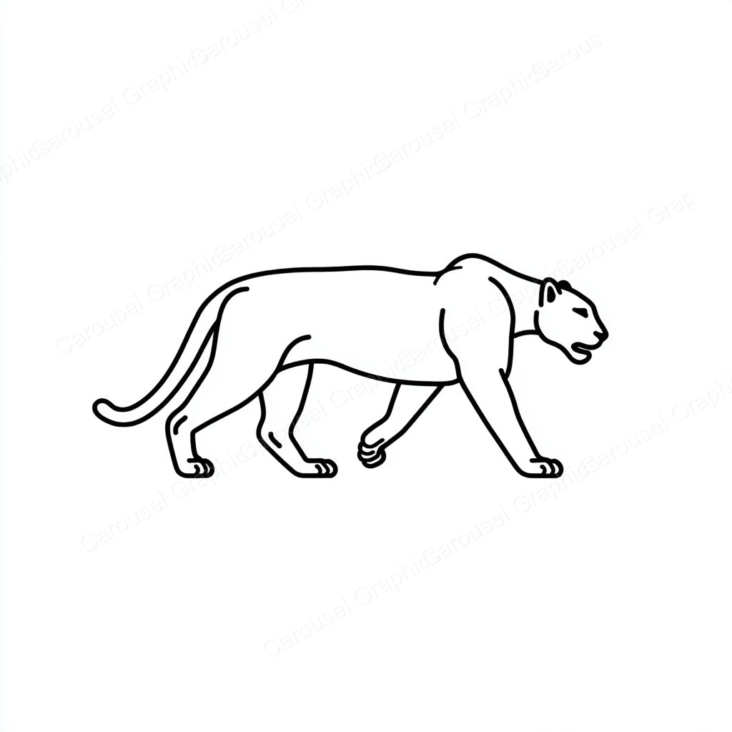 Panther Vector Graphic preview