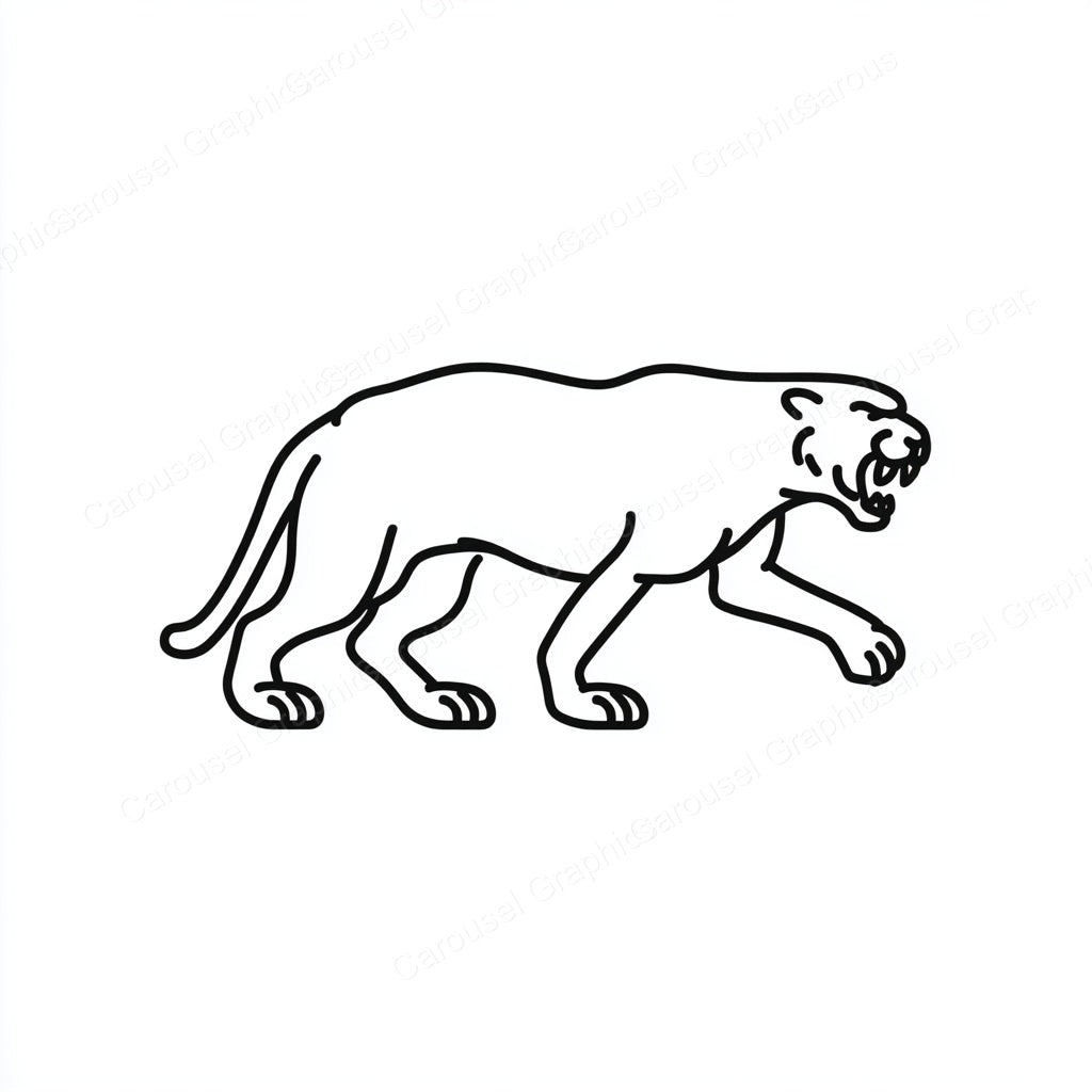 Panther Vector Graphic preview