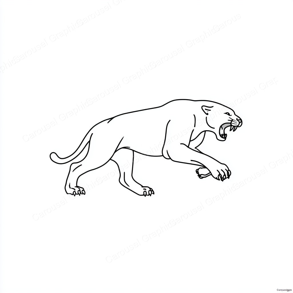 Panther Vector Graphic preview