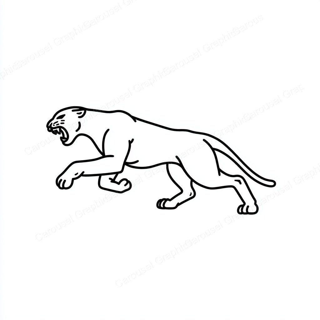 Panther Vector Graphic preview