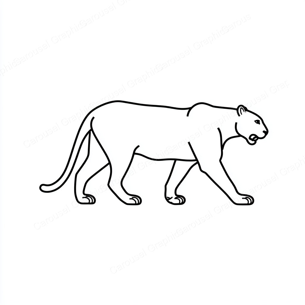 Panther Vector Graphic preview