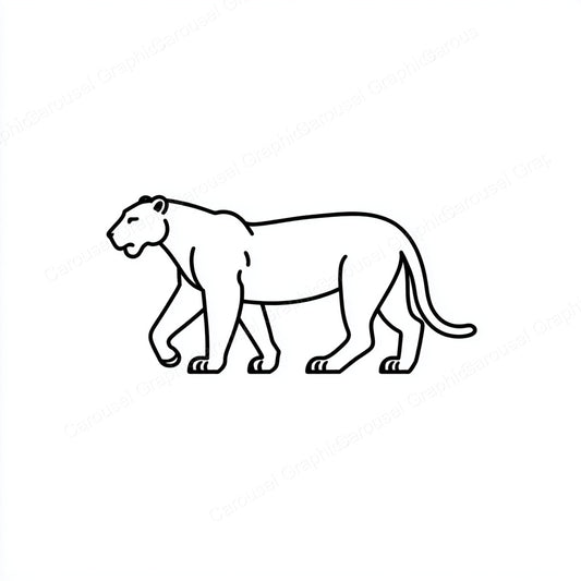 Panther Vector Graphic preview