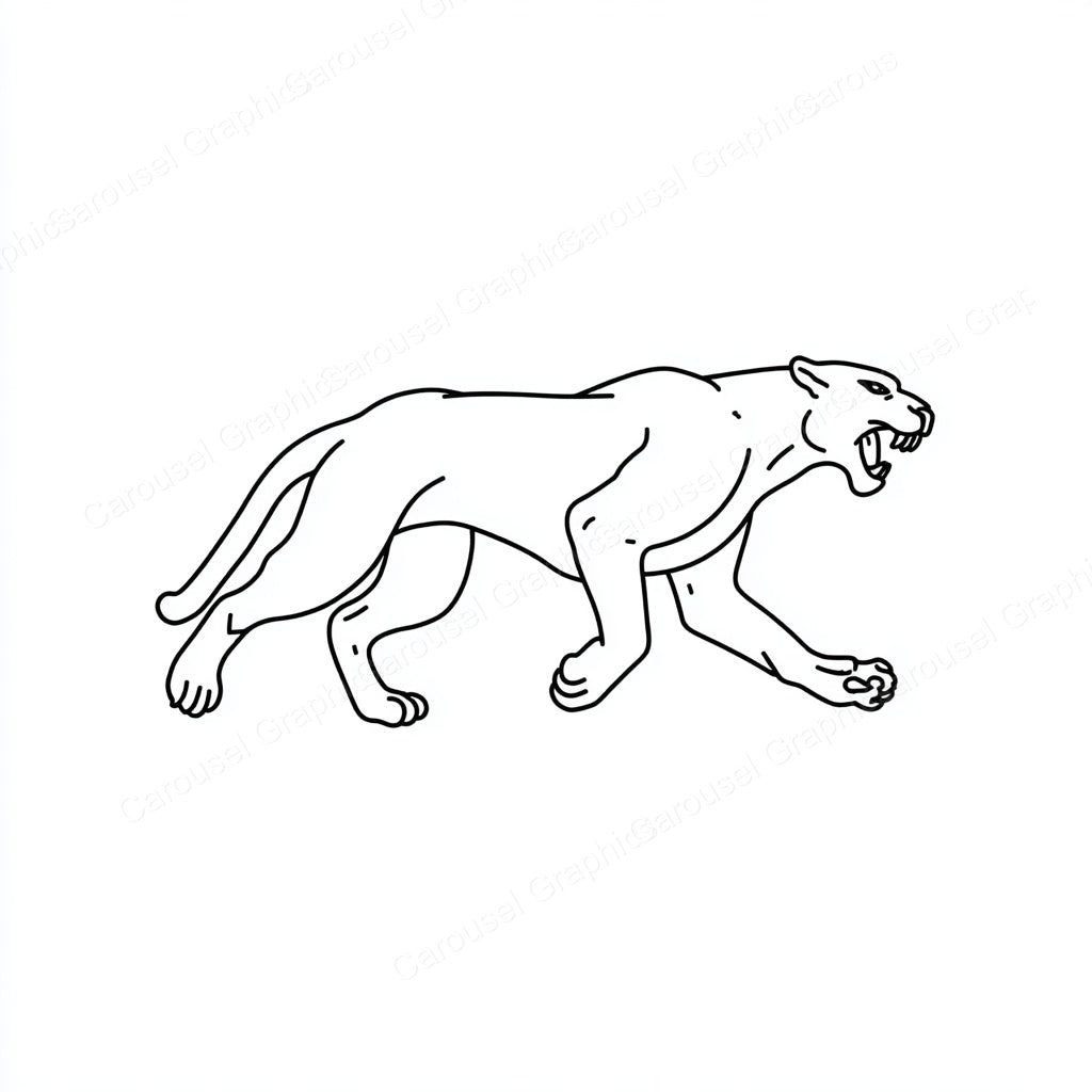 Panther Vector Graphic preview