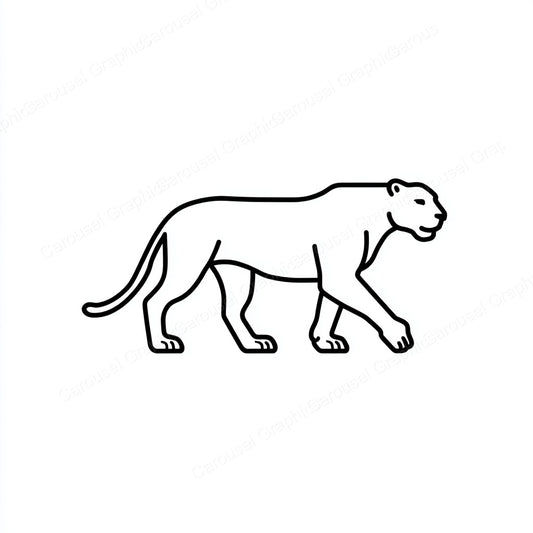 Panther Vector Graphic preview