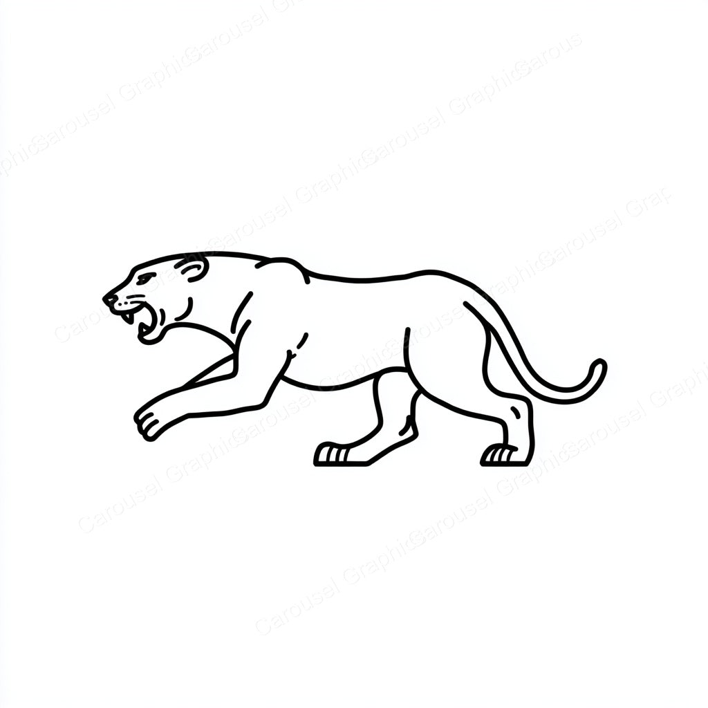 Panther Vector Graphic preview