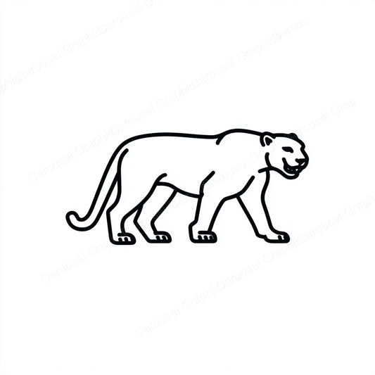 Panther Vector Graphic preview