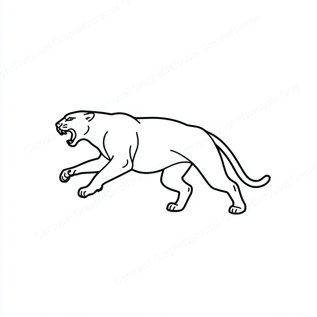 Panther Vector Graphic preview