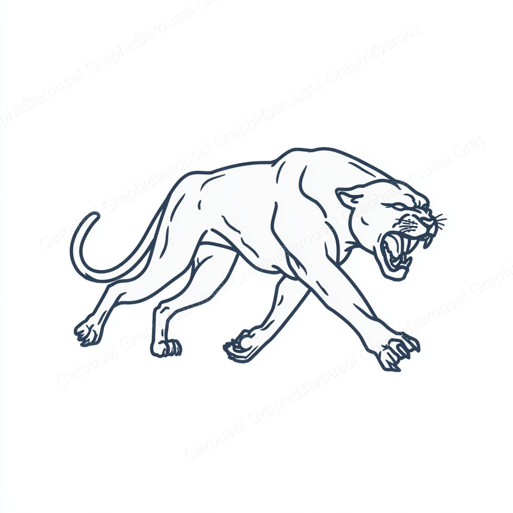 Panther Vector Graphic preview