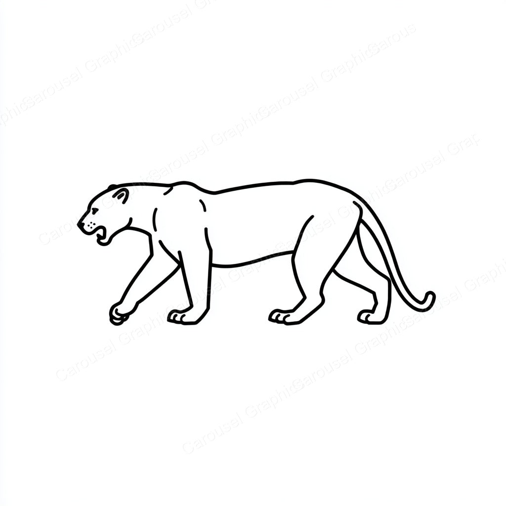 Panther Vector Graphic preview