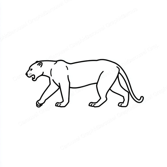 Panther Vector Graphic preview