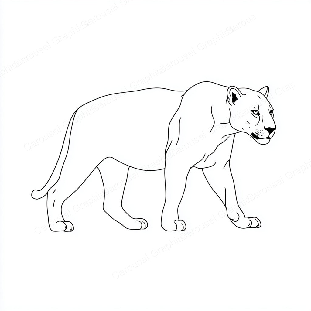 Panther Vector Graphic preview