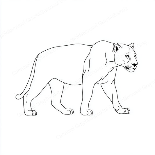 Panther Vector Graphic preview