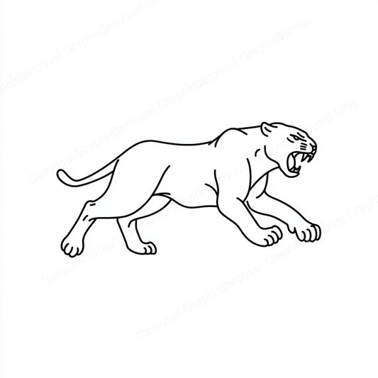 Panther Vector Graphic preview