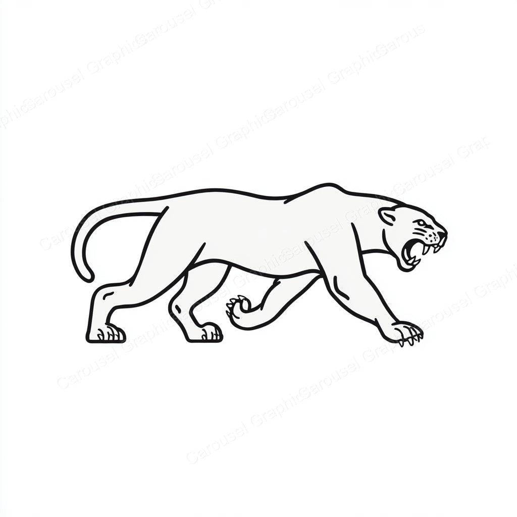 Panther Vector Graphic preview