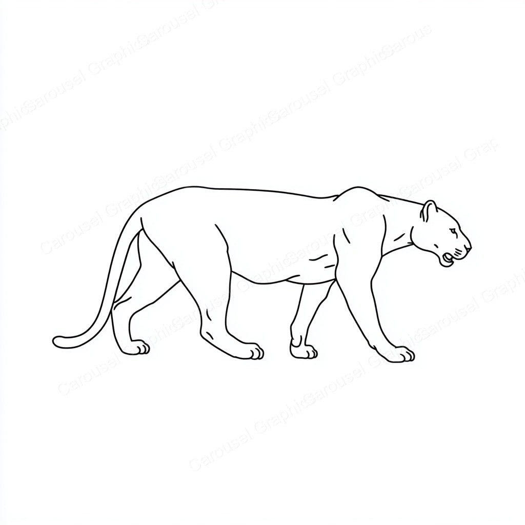 Panther Vector Graphic preview