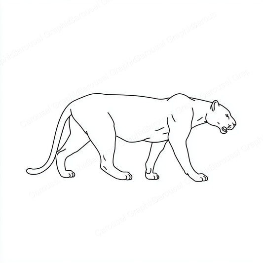 Panther Vector Graphic preview