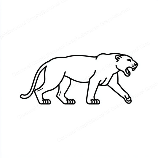 Panther Vector Graphic preview
