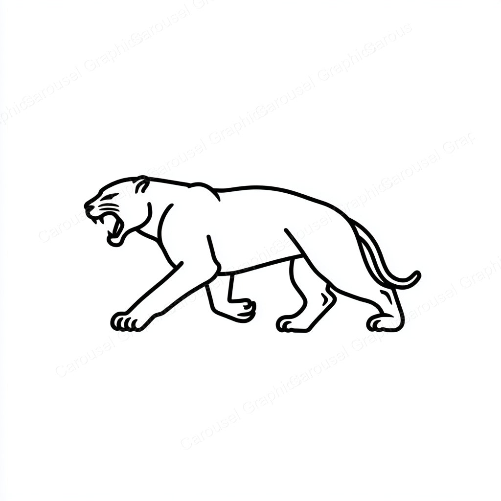 Panther Vector Graphic preview
