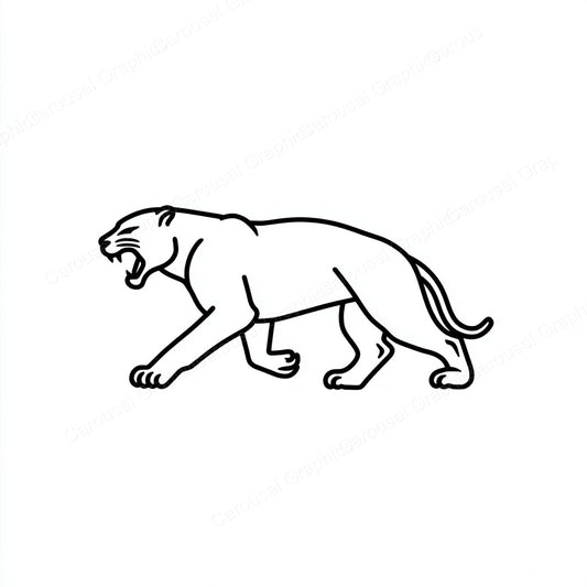 Panther Vector Graphic preview