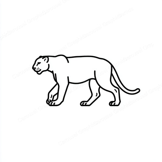 Panther Vector Graphic preview
