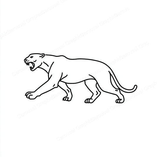 Panther Vector Graphic preview