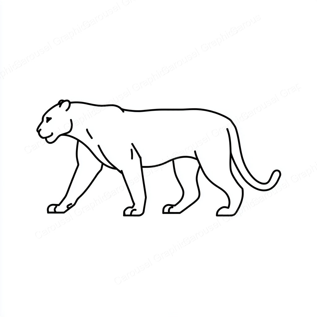 Panther Vector Graphic preview