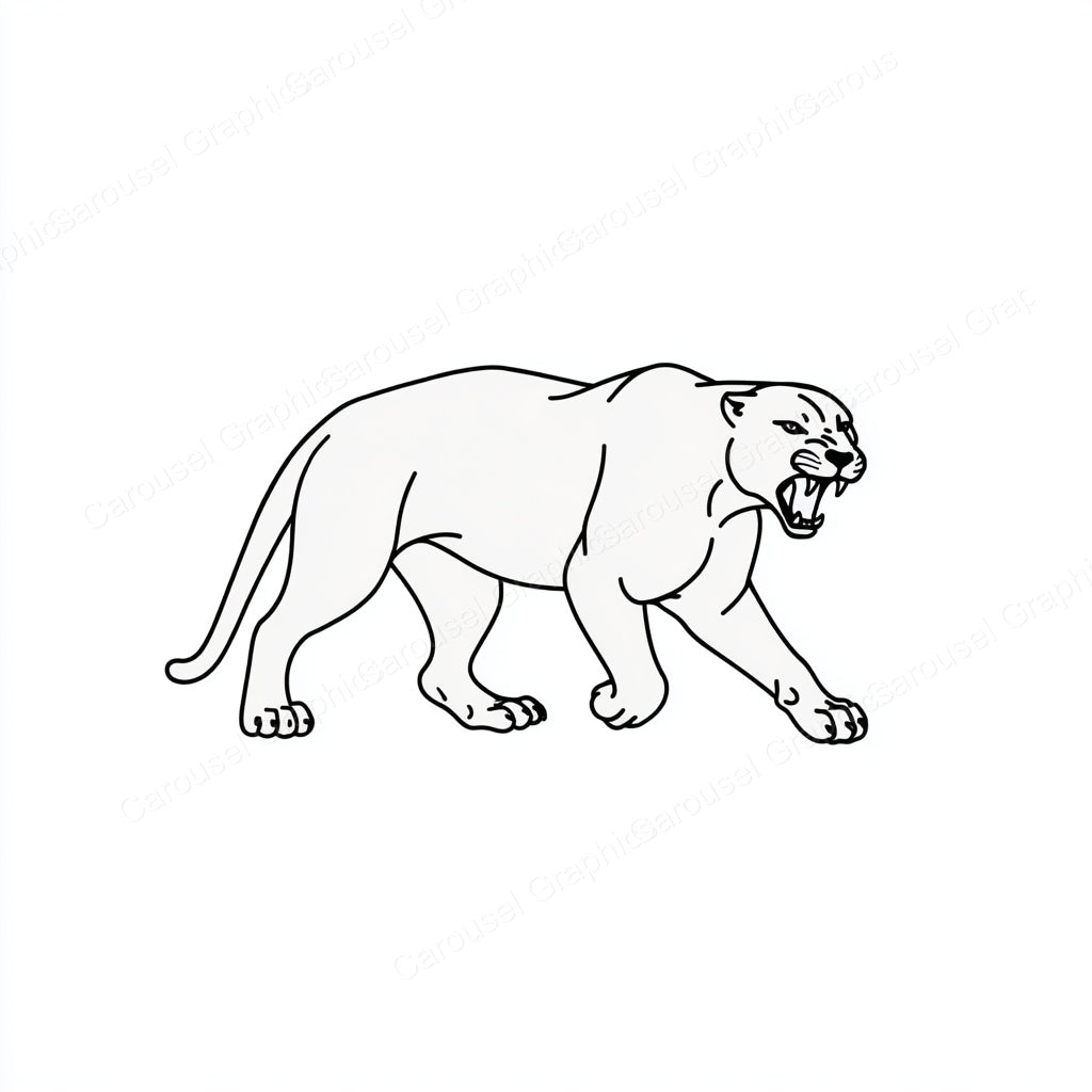 Panther Vector Graphic preview