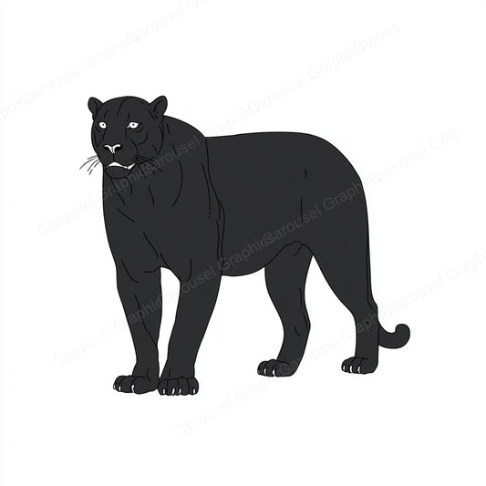 Panther Vector Graphic preview