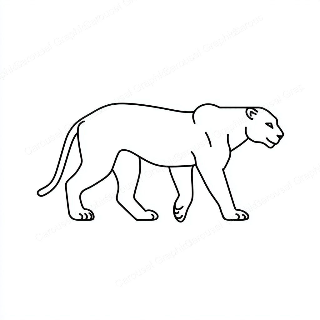 Panther Vector Graphic preview