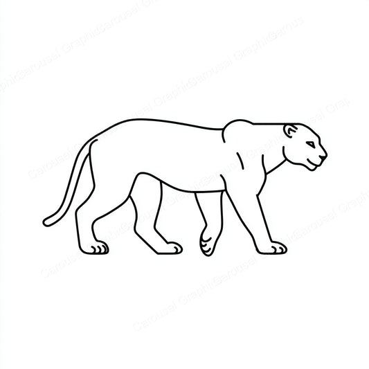 Panther Vector Graphic preview