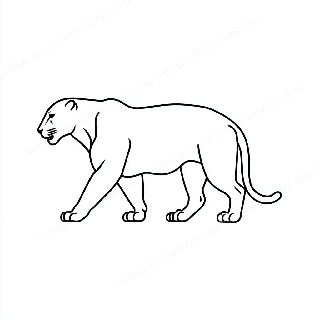 Panther Vector Graphic preview