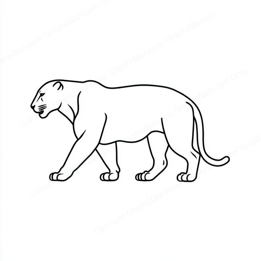 Panther Vector Graphic preview