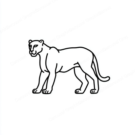 Panther Vector Graphic preview