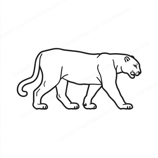 Panther Vector Graphic preview