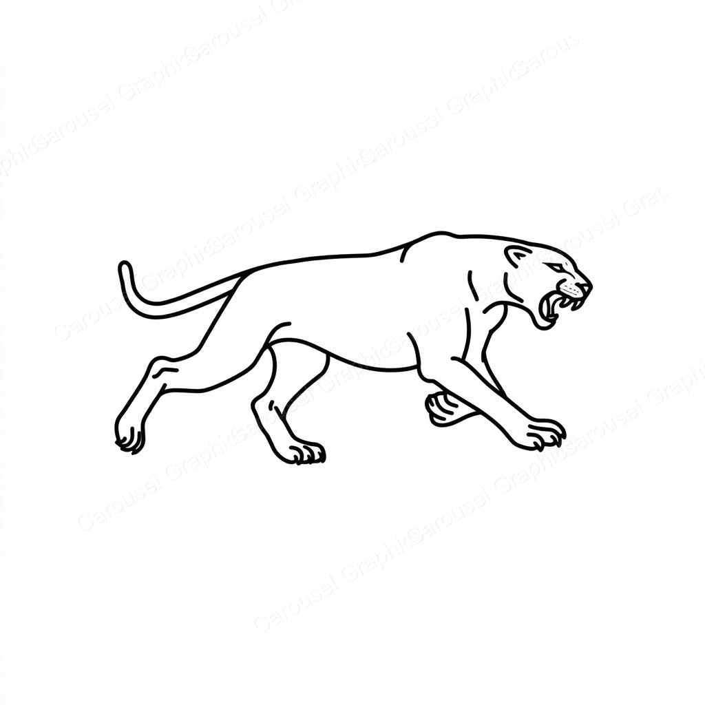 Panther Vector Graphic preview