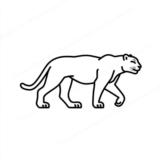 Panther Vector Graphic preview