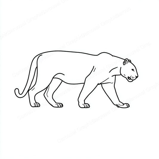 Panther Vector Graphic preview