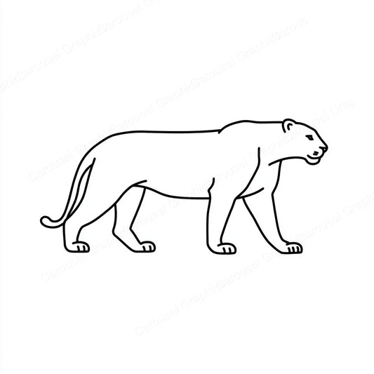 Panther Vector Graphic preview