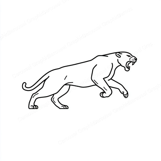 Panther Vector Graphic preview