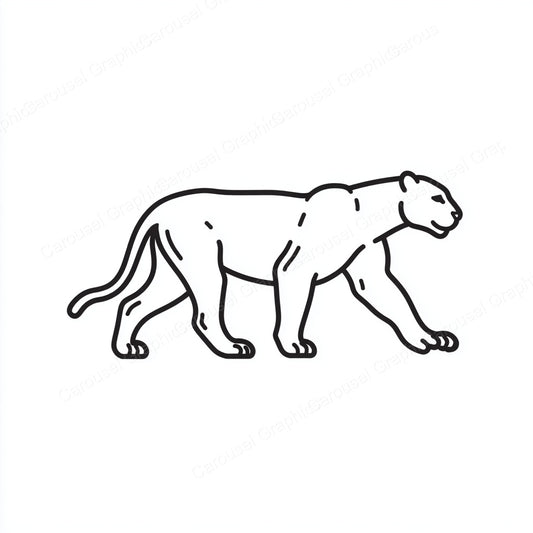Panther Vector Graphic preview
