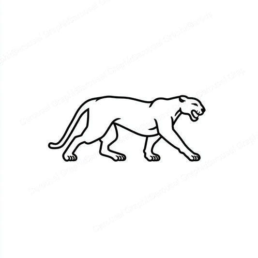 Panther Vector Graphic preview