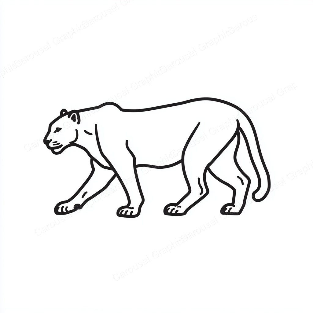 Panther Vector Graphic preview